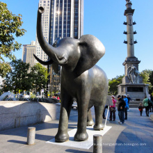Diseño popular Antique Style Metal Craft Indian Bronze Sculpture Elephant